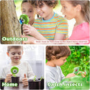 2 in 1 Kids Microscope with Bug Catcher,HD 500X Digital Microscope for Kids with 2" Screen,Photo and Video,STEM Educational Science Kit Learning Toys for Age 3-12 Girls & Boys Birthday Gifts (Green) by TinyTreasures Baby Boutique