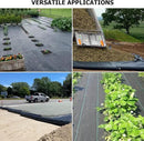 Driveway Fabric 6x300 ft - Commercial Weed Barrier, Heavy Duty 3.5OZ Landscape Fabric for Road, French Drain, Erosion Control, Construction Projects by GreenHaven Gardens