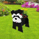 Black Schnauzers Dog Planter Plant Pots,Cute Garden Dog Flower Planter,Dog Planters Birthday Gifts for Women,Office,Indoor/Outdoor Decor（9.45 * 9.06 * 11.81in） by GreenHaven Gardens