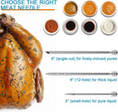 Marinade Injector Syringe and Brushes Set, Meat Injector Syringe with 3 Professional Marinade Injector Needles, Creates Tender Meat & Poultry Flavors, for BBQ Grill Smoker & Turkey & Brisket by GreenHaven Gardens