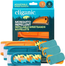 Cliganic Mosquito Repellent Pack (3 Wristbands + 6 Refill Pellets) - Adjustable, Natural DEET-Free, Essential Oil Infused by TinyTreasures Baby Boutique