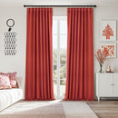 ANRODUO Back Tab Blackout Curtains for Bedroom Living Room, Rod Pocket Pinch Pleated Thermal Insulated Room Darkening Curtains 96 Inches Long 2 Panels, Burnt Orange, 42 x 96 Inch by TinyTreasures Baby Boutique