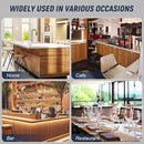 Commercial Ice Maker Machine 100LBS/24H with 20LBS Storage Bin, Gallon Water & Facuet Water Inlet, 36PCS 15" Wide Undercounter/Freestanding Ice Maker Machine for Home Bar Outdoor, Self Cleaning by CozyNest Decor