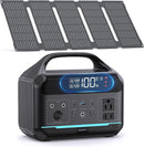 DARAN Solar Generator 192Wh with 30W Solar Panel, Portable Power Station 300W (600W Surge), 8 Outputs LiFePO4 Battery, Portable Charger for Camping, Emergency, Outdoor Off-Grid Use by TinyTreasures Baby Boutique