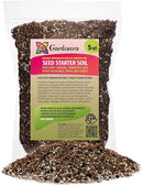 Premium Organic Seed Starter Soil - 5 Quart - All-Purpose Organic Potting Soil for Happy Seedlings and Plants by Gardenera by GreenHaven Gardens