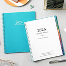 2026 Monthly Planner/Calendar - 2026 Planner, JAN 2026-DEC 2026, 12-Month Planner with Colorful Tabs, 2026 Calendar Planner for Daily Organizing - Waterproof Cover (8" x10", Monthly Pages & Notes, Blue) by TinyTreasures Baby Boutique