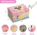Jewelkeeper Jewelry Box for Girls - Black Ballerina Doll & Music Box - Swan Lake Tune - Jewelry Organizer - 6x5x4-Inch by TinyTreasures Baby Boutique
