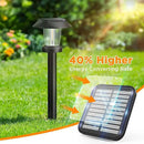 Solar Pathway Lights Outdoor - 10 Pack Solar Powered Garden Lights Waterproof, Decor Landscape Lighting with Three Lighting Modes for Yard, Lawn, Walkway, Driveway, Warm White by GreenHaven Gardens