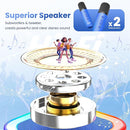 Mini Karaoke Machine for Kids Adults, Portable Karaoke Microphone Singing Speaker Bluetooth Karaoke Player with 2 Wireless Mic, Birthday Gifts for Girls Boys 4-12 Year Old, Family Home Party(DeepBlue) by TinyTreasures Baby Boutique