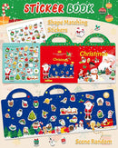 Benresive Reusable Sticker Book for Toddlers 2-4 Years, Fun Travel Stickers for Kids, Waterproof Sticker Books for Toddlers 1-3, Crafts Activities for Todddlers 1-3 2-4 3-5 - Christmas by TinyTreasures Baby Boutique