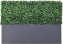 AGPL Upgraded Artificial Boxwood Hedge Wall with Gray Color Planter Box (33.5" Height 48" Width 12" Deep) … by CozyNest Decor