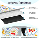 Extra Large Picnic Blanket Waterproof,80"x 80"Foldable Machine Washable Beach Blanket,Outdoor Blanket for 6-8 Adults,Suitable for Indoor Crawling,Park Beach,Camping,Hiking,Family Travel(Fruit) by TinyTreasures Baby Boutique