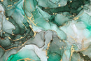 Green Marble Wallpaper Abstract Fabric Wall Mural for Living Room Bedroom Dining Room Basement(Not Self-Adhesive) by TinyTreasures Baby Boutique