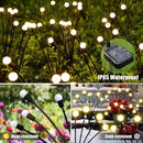 Solar Garden Lights Outdoor, 4 Pack 32LED Swaying Light Waterproof Solar Lights Outdoor for Yard Pathway Patio, Swaying Lawn Decor as Gardening Gifts for Women Holiday by CozyNest Decor