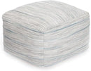 Anji Mountain 22"x22"x16" Handmade & Handcrafted Ottoman Pouf Comfortable Pouf Ottoman Foot Rest & Home Décor Accent for Living Room, Bedroom, Nursery, Kids Room, Patio by CozyNest Decor