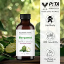 Majestic Pure Bergamot Essential Oil with Glass Dropper - 1 Fl Oz - 100% Pure and Natural Bergamot Oil - Premium Grade Essential Oils for Diffuser, Aromatherapy, Soap and Candle Making by CozyNest Decor