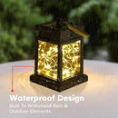 Steady Doggie Solar Porch Hanging Lamp - Outdoor Sconce Wall Lights for Porch and Patio - Decorative Exterior Led lighting - Reliable and Sustainable Lighting Solution - Energy Saving