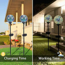 VCUTEKA Mosaic Solar Light, Solar Garden Decorative Lights Outdoor Waterproof LED Pathway Stake Light for Landscape Patio Yard Deck Walkway Decoration, 2 Pack by CozyNest Decor