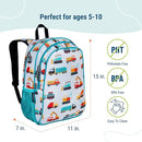 Wildkin 15-inch Kids Backpack – Durable, Padded, Adjustable for School & Travel - Modern Construction by TinyTreasures Baby Boutique