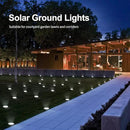 pozzolanas 16 Packs Solar Ground Lights-Cold White, 8 LED Solar Garden Lights Waterproof Outdoor Landscape Lights for Lawn Pathway Yard Driveway by GreenHaven Gardens
