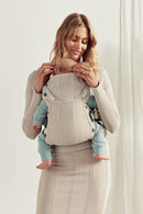 BabyBjörn Baby Carrier Harmony, Cream, 3D Mesh, 3-in-1 Ergonomic Baby Carrier; Newborn, Facing-in, Outward-Facing, and Back Carrying Positions Supported (7-40 lbs), Newborn to Toddler by TinyTreasures Baby Boutique