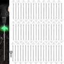 Hicarer 60 Pcs 20 Pcs 8'' Screw in Tent Stakes Heavy Duty Ground Metal Stakes for Inflatables with Hex Head Driver for Outdoor Camping Tent Inflatable Garden Decor (Luminous White) by CozyNest Decor