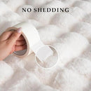 BENVWE Faux Fur Throw Blanket for Couch Bed - Fluffy Soft Thick Bubble Blanket for Living Room Home Decor - Mothers Day Birthday Gifts for Women, Cream White, 63" x 80" by CozyNest Decor