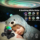 ENOKIK Galaxy Projector, Star Aurora Projector Built-in Bluetooth Speaker, Night Light for Kids Adults, White Noise Light for Home Decor/Relaxation/Party/Music/Gift (Black) by TinyTreasures Baby Boutique