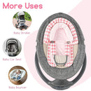 Baby Car Seat Head Support for Newborn, GFU 2 in 1 Infant Car Seat Head Body Support with Strap Pads, Soft Stroller Cushion Pillow Insert for Girls, Fits for Stroller, Swing, Pink by TinyTreasures Baby Boutique