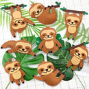 CiyvoLyeen Sloth Sewing Craft Kit Jungle Animal DIY Craft Sewing Kit for Girls and Boys Educational Sewing Kits for Kids Age 8 9 10 11 12 Craft Kit Includes 8 Projects by TinyTreasures Baby Boutique