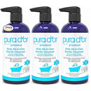 PURA D'OR Kids Wash (16oz x 3 = 48oz) All-in-One Gentle Cleanser - USDA Biobased, Sulfate-Free, Tear-Less, Hypoallergenic, Premium, Shampoo & Bubble Bath by TinyTreasures Baby Boutique