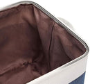 Kntiwiwo Foldable Storage Bins 15" x 10" x 9.5" Fabric Storage Basket Cube with Handles Large Linen Closet Organizer Bins for Organizing Shelf Home, Set of 3, Blue by CozyNest Decor