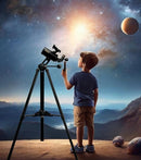 SpectrumOI TourStar Pro 70 AZ Maksutov Telescope for Adults High Powered, Premium Maksutov AZ 70mm Aperture 750mm Focal Length with Aspherical Eyepiece by TinyTreasures Baby Boutique