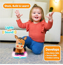 Stack-a-Roos Baby Horse by Salus Brands - Animal Stacking Toy, Educational Early Learning Toy for Infants Babies Toddlers, Age 12+ Months - Great Baby Gifts, STEM Toy by TinyTreasures Baby Boutique