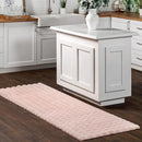 nuLOOM 2' x 8' Cozy Plush SuperiorWash Area Rug, Machine Washable, Non-Slip, Soft Fluffy Shag Carpet for Living Room Bedroom Kids Room Nursery Home Decor, Jeni Blush by CozyNest Decor