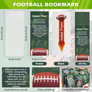 LiYiQ 72 Pcs Football Party Favors Football Team Gifts Football Goodie Bags Stuffers Football Ballpoint Pens Bookmark Card and Silicone Bracelet by TinyTreasures Baby Boutique