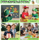 Magnetic Blocks- Magnetic Building Blocks Magnet Cube Toys Stacking, Build Forest Toys & Games Set, STEM Sensory Play, Birthday Giftsfor Kids Boys Girls Age 3 4 5 6 7 8 9 10 (54pcs 1inch) by TinyTreasures Baby Boutique