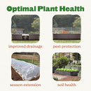 Epic Gardening 5-in-1 Modular Galvanized Raised Garden Bed Kit, 15" Tall Metal Planter Box, Durable Aluzinc Steel Raised Garden Bed Outdoor for Vegetables, Herbs, Flowers & Fruits - Round - Mist Green by GreenHaven Gardens