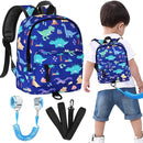 Accmor Toddler Backpack Leash, Cute Dinosaur Kids Backpack with Anti Lost Wrist Link, Mini Child Backpack Leash Walking Harness for Outdoor Travel, Adorable Backpack Tether for Baby Boys 1-3 by TinyTreasures Baby Boutique