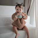 mushie 100% Silicone Baby Sippy Cup | 6 Months+ (Cambridge Blue) by TinyTreasures Baby Boutique