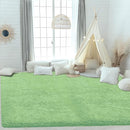 4x6 Area Rug for Living Room: Fluffy Shag Soft Washable Rugs Fuzzy Plush Indoor Carpet for Bedroom Nursery Playroom Dorm Kids Girls Boys Room (Sage Green, 4'x6') by TinyTreasures Baby Boutique