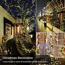 Christmas Lights Outdoor, 800LED 330FT Warm White String Lights, 8 Mode Plug in Waterproof Decor Twinkle Lights for Bedroom Xmas Thanksgiving Wedding Party Garden Yard Tree Decoration by GreenHaven Gardens
