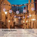 Christmas String Lights Outdoors,4 Pack 7.87" Sphere Lights,Ball Tree Garden Globe Lights for Home, Party, Christmas, Porch Patio,Wedding, Garden,Tree Decoration with Plug by GreenHaven Gardens