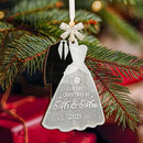 Our First Christmas As Mr and Mrs 2025 - Just Married Ornaments, Wedding Ornament for Couple, Unique Wedding Gifts for Bride and Groom, 1st Married Newlywed Christmas Ornaments 2025 by TinyTreasures Baby Boutique
