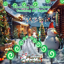 Ultimate Unicorn Christmas Pathway Lights, Green Peppermint LED Lollipop Lights for Outdoor Decoration, With Stakes for Yard, Sidewalk, Garden, Rooftop by GreenHaven Gardens