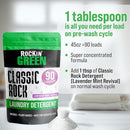 Rockin' Green Classic Rock Laundry Detergent Powder (90 Loads) - All Natural Laundry Detergent - Sensitive Skin Laundry Powder (Lavender Mint Revival) by TinyTreasures Baby Boutique