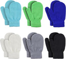 Baby Winter Mittens Toddler Stretch Knit Gloves Magic Warm Glove for Baby Boys Girls by TinyTreasures Baby Boutique