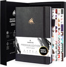 Clever Fox Planner Premium Edition – Undated Luxurious Weekly & Monthly Planner to Increase Productivity and Hit Your Goals – Organizer – Start Anytime, A5, Lasts 1 Year, Silver Black (Weekly) by TinyTreasures Baby Boutique