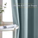 NICETOWN Living Room Curtains for Windows 84 inch Long - Stormy Sea Decorative Grommet Room Darkening Window Treatments for Bedroom/Porch, 2 Panels = 104" Wide by TinyTreasures Baby Boutique