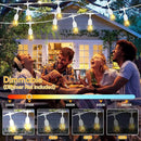 SUFEIMAS 100FT White Outdoor String Lights,IP65 Waterproof 30+2 Plastic LED Bulbs 2700K White Patio String Lights for Outside Porch, Pergola, Backyard, Bistro, Garden,Wedding Lights by GreenHaven Gardens